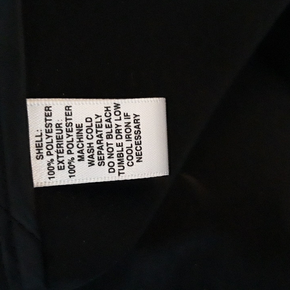 Saks 5th Avenue black windbreaker trenchcoat. Medium. Mint condition - Picture 3 of 10